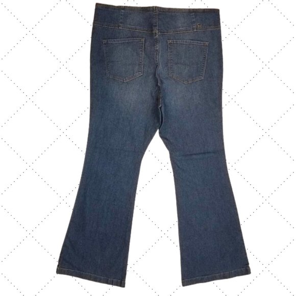 Melisa Pull On Flare Jeans Womens 